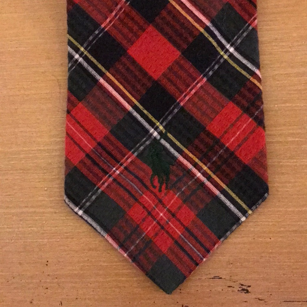 Polo by Ralph Lauren Multi Colored Plaid Tie